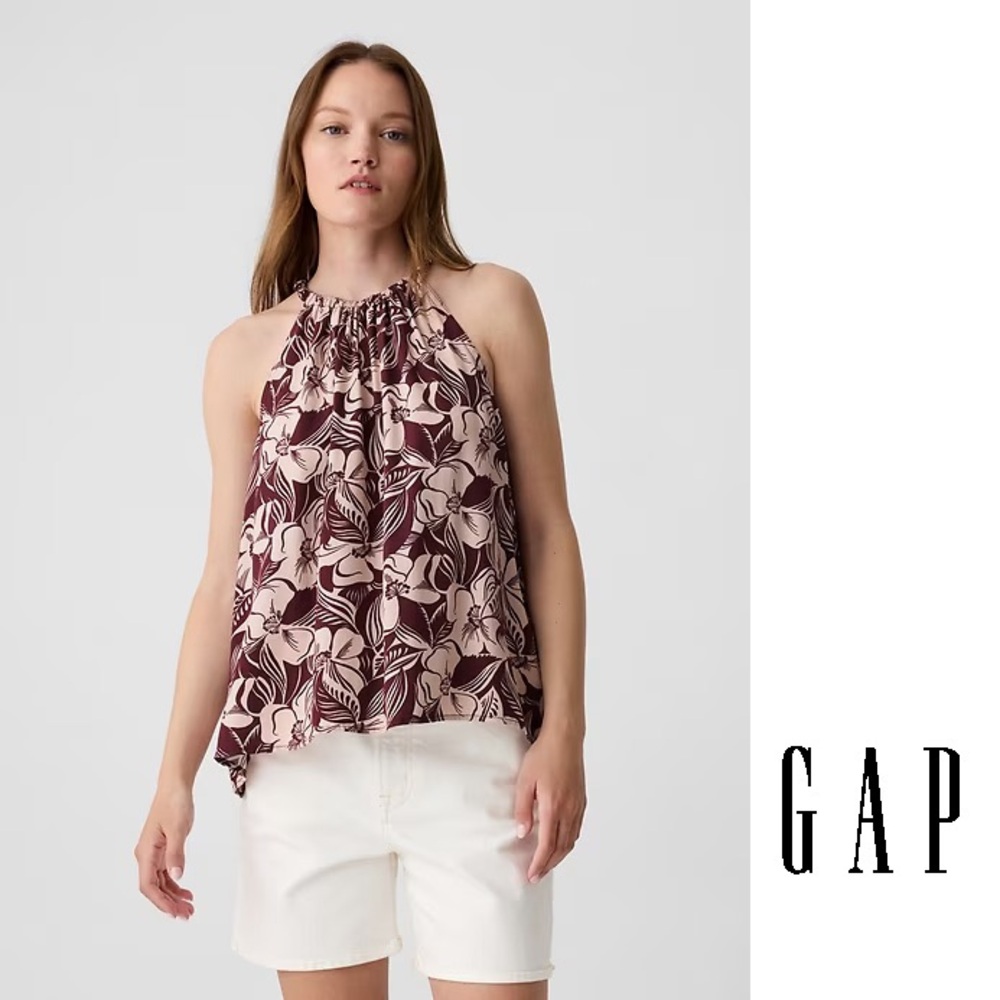 Gap Print Halter Top